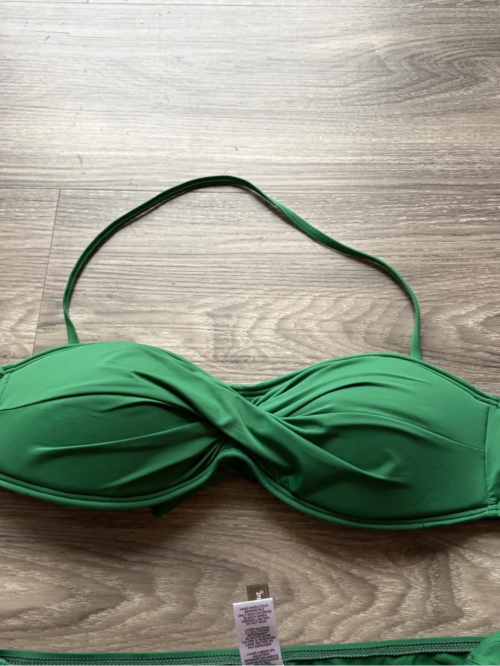 Tommy Bahama Green Twist-Front Bikini Set - Women's Swim